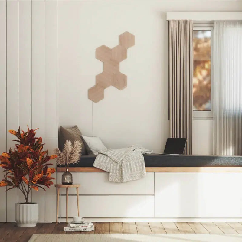 Nanoleaf Elements Hexagons פאנל עץ חכם