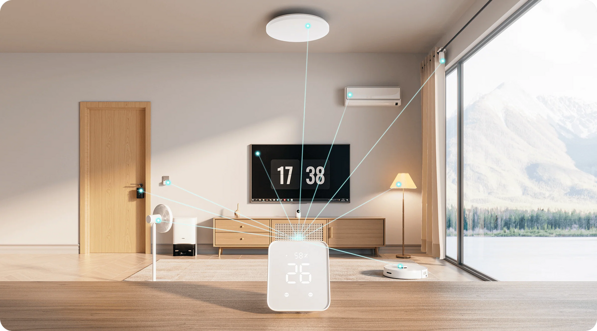 SwitchBot Hub 2 רכזת חכמה תומכת Matter