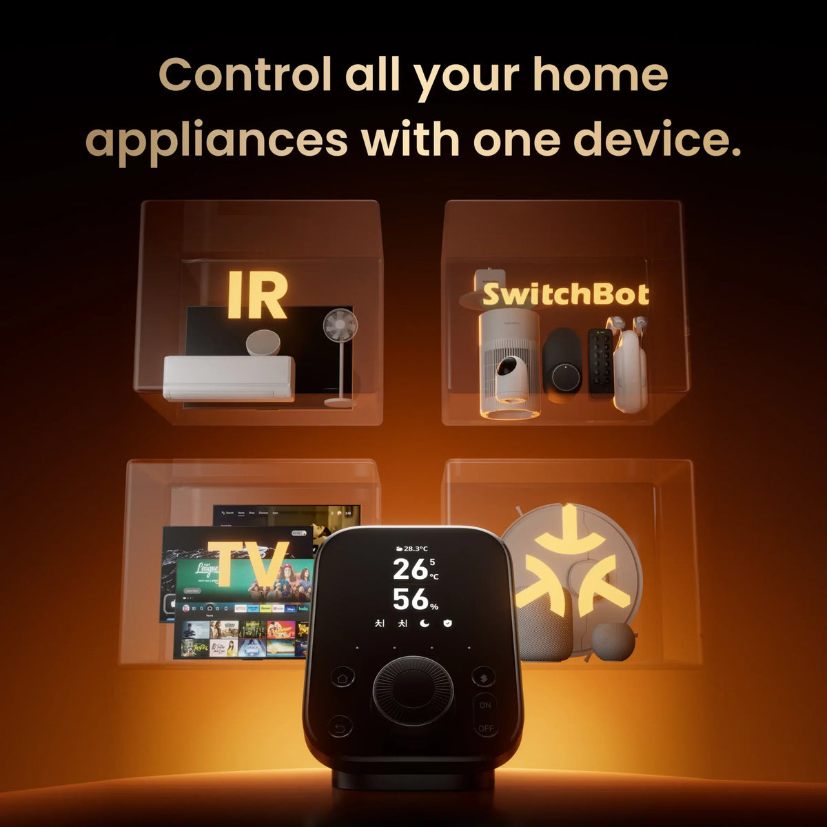 SwitchBot Hub 3 רכזת חכמה תומכת Matter