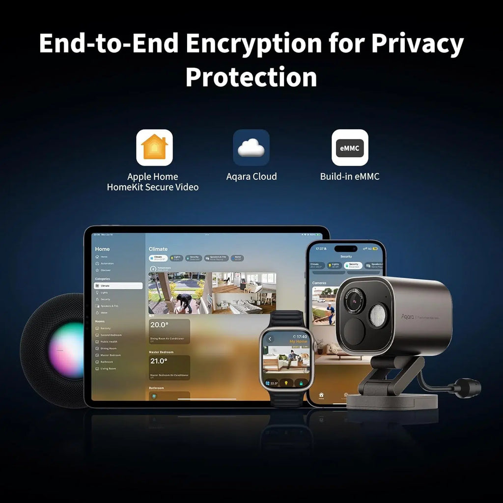 Aqara Camera Hub G5 Pro מצלמת חוץ חכמה ורכזת (PoE)