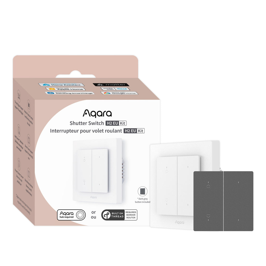 Aqara Shutter H2 מתג תריס חכם (עם/ללא אפס)