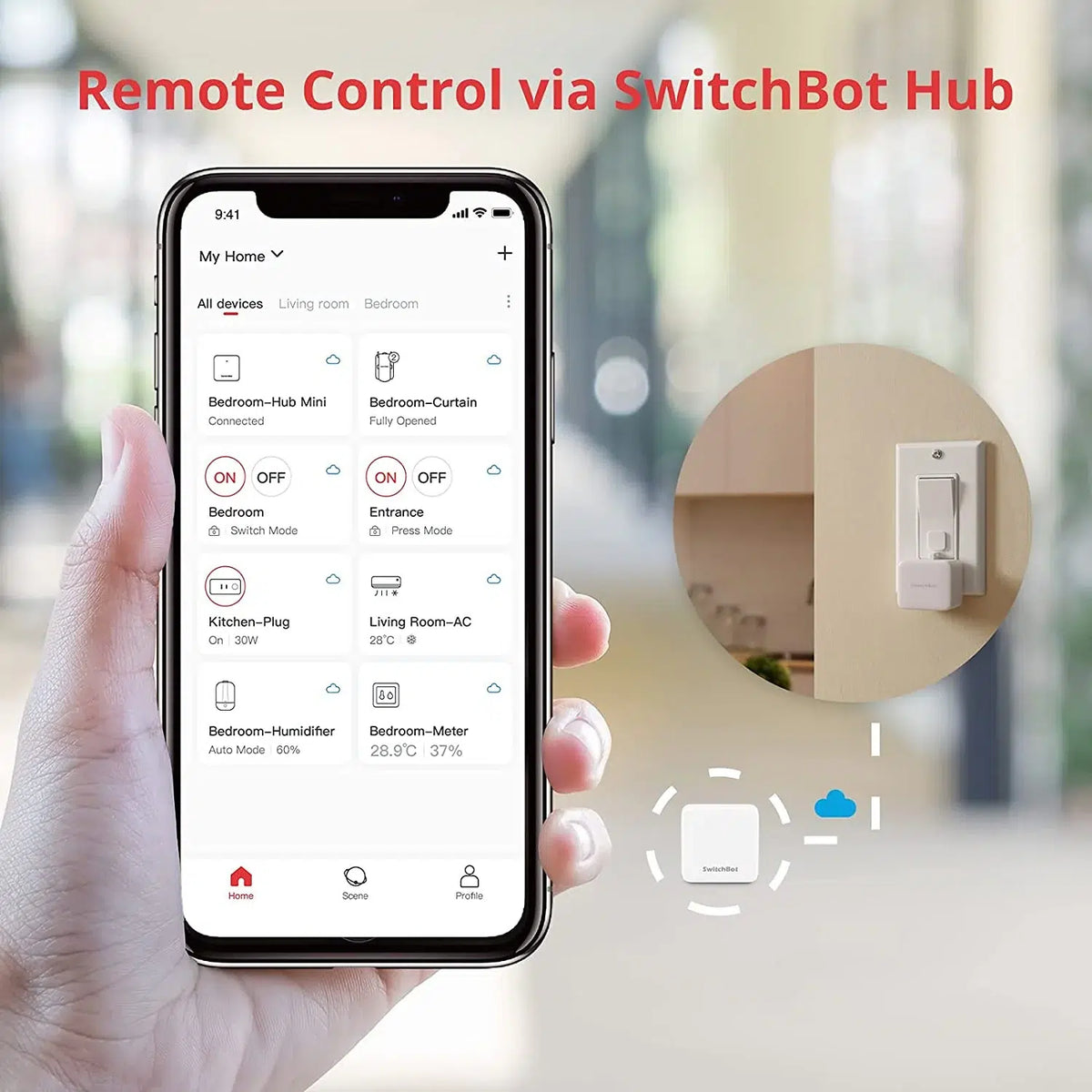 SwitchBot Bot כל לחצן חכם