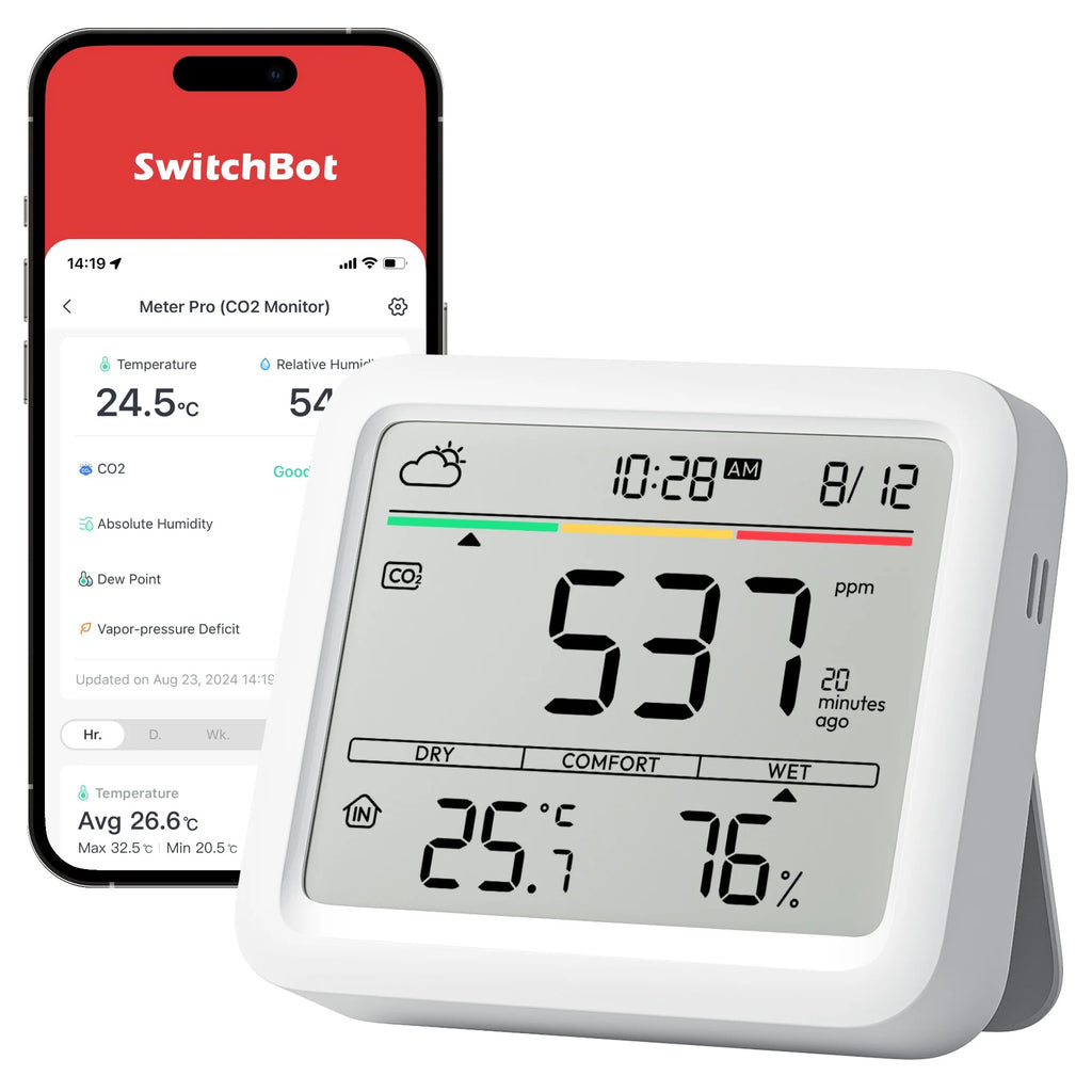 SwitchBot Meter Pro חיישן זיהום אויר (CO2)